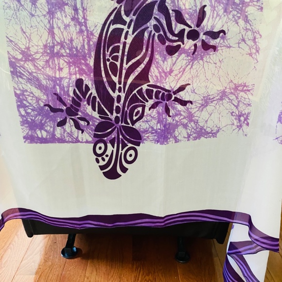 Hand Painted Pareo Coverup - Picture 7 of 17